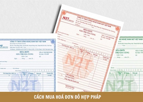Những cách mua hoá đơn đỏ hợp pháp
